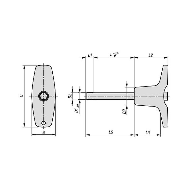 Ball Lock Pin, Cast Zinc Handle